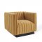 Conjure Accent Chair in Cognac Performance Velvet by Modway