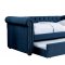 Leanna CM1027TL Daybed & Trundle Set in Dark Teal Fabric