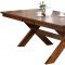 Distressed Oak Finish Classic Apollo Dining Table by Acme