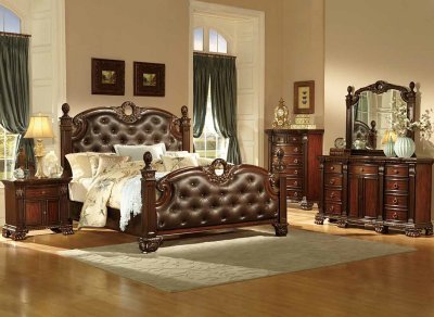 Orleans Bedroom 2168 by Homelegance in Cherry w/Options