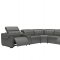 Murray Power Motion Sectional Sofa Slate Leather - Beverly Hills