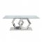 Gianna Dining Table 72470 in Mirror by Acme w/Options