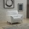 406 Sofa in White Half Leather by ESF w/Options