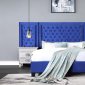 Damazy Bedroom BD00973Q in Blue Velvet by Acme w/Options