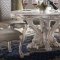 Dresden Dining Table 68180 Vintage Bone White Acme w/Options