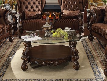 Versaille Coffee Table in Cherry 82080 by Acme [AMCT-82080 Versailles]