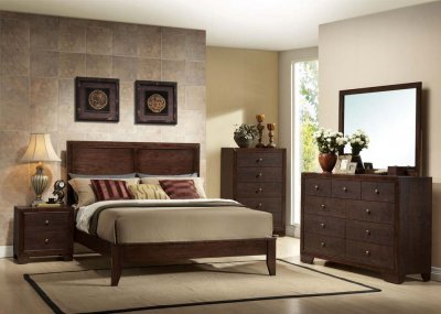 Madison Bedroom 5Pc Set in Espresso by Acme w/Options