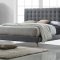 Valda Bedroom Set 5Pc 24520 in Light Gray Fabric by Acme