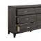 Davi 5Pc Bedroom Set 1645 in Gray by Homelegance w/Options