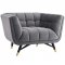 Adept Sofa in Gray Velvet Fabric by Modway w/Options