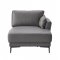 Meka Sectional Sofa LV02396 in Anthracite Leather by Acme