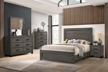 8321 Bedroom Set 5Pc in Grey by Lifestyle w/Options [SFLLBS-8321 Grey]