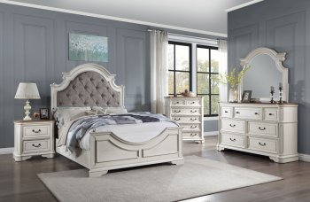 Florian Bedroom BD01648Q in Antique White by Acme w/Options [AMBS-BD01648Q Florian]