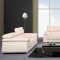 Beige Italian Leather Modern Sofa & Loveseat Set w/Options