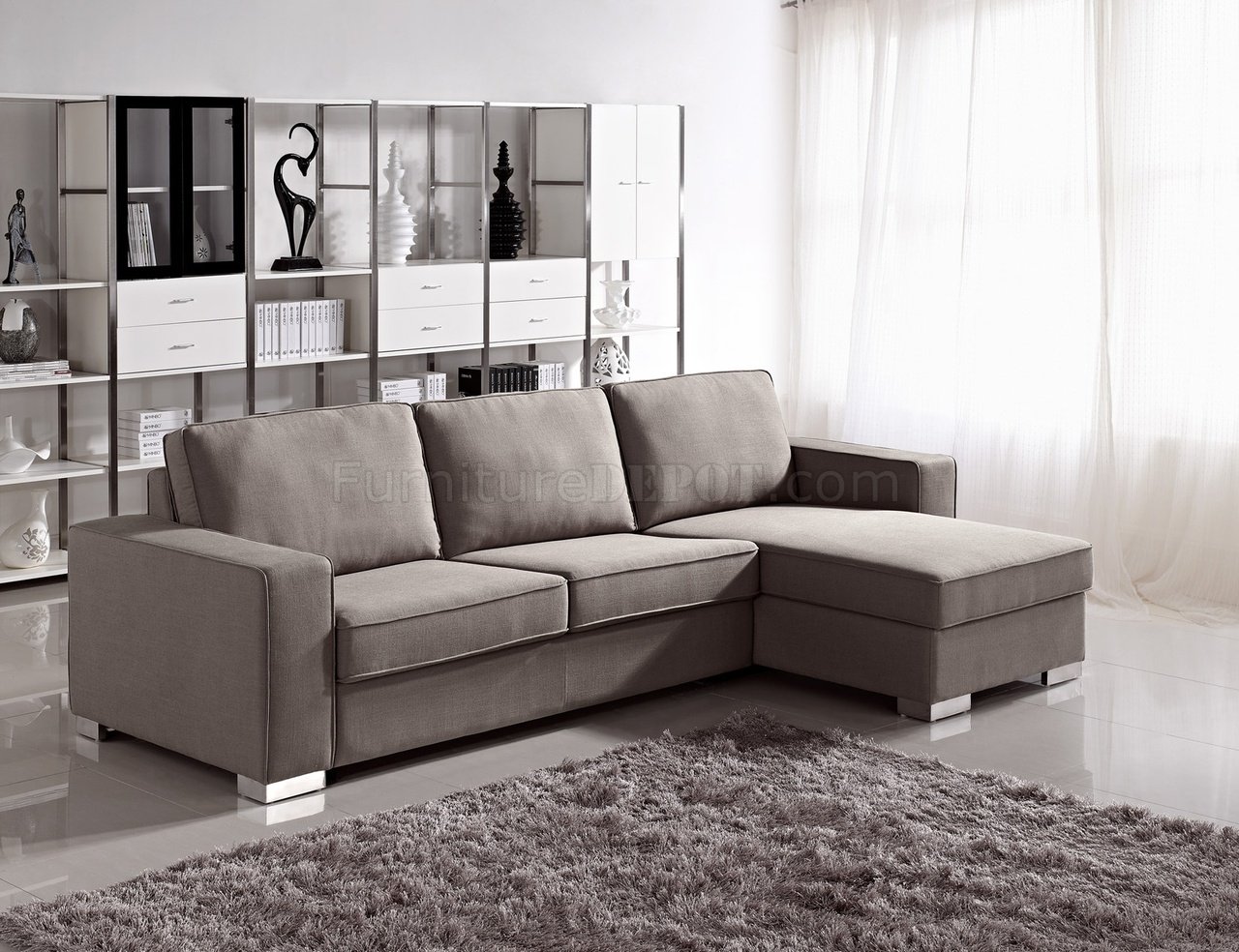non fabric double sectional sofa bed