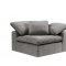 Naveen Sectional Sofa LV01103 in Gray Linen by Acme w/Options
