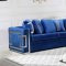 LCL-015 Sofa & Loveseat Set in Blue Velvet