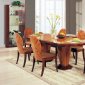 Two-Toned High Gloss Finish Modern Dining Set