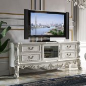 Dresden TV Stand LV01714 in Antique White by Acme