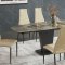 2417 Dining Table Brown Marble -ESF w/Optional 3405 Beige Chairs