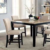 Dodson II CM3466PT 5PC Counter Height Dinette Set w/ Faux Marble