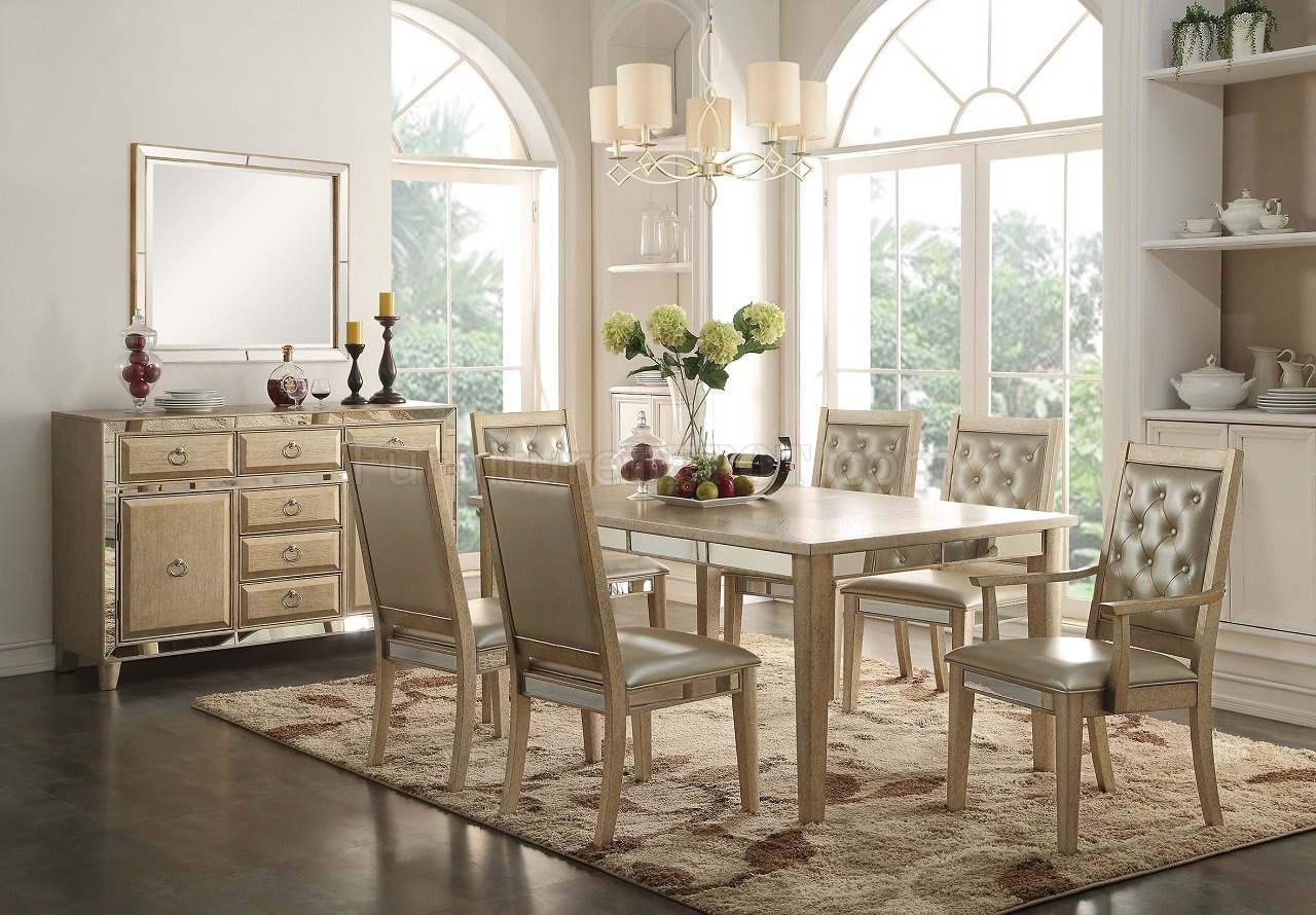 Voeville 61005 Dining Table by Acme w/Options - Click Image to Close