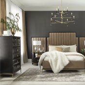 Formosa Bedroom 222820 in Camel Velvet by Coaster w/Options