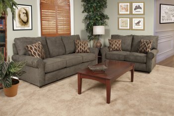 Green Fabric Modern Sofa & Loveseat Set w/Options [CHFS-AC-8010-181-VictoryLaneLode]