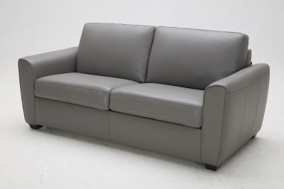 Jasper Premium Sofa Bed in Grey Leather by J&M