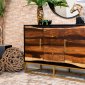 953466 Accent Cabinet in Black Walnut & Gold by Coaster