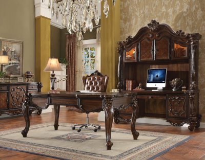 Versailles Executive Desk 92280 in Cherry Oak by Acme w/Options