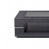 682 Coffee Table in Grey by J&M w/Glass Top