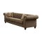 Aurelia Sofa 52425 in Brown Linen Fabric by Acme w/Options