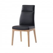 Raquan Dining Chair DN02398 Set of 2 in Black Leather by Acme