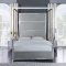LCL-B07 Upholstered Bed in Gray Velvet