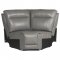 Goal Power Motion Sectional Sofa U23603 in Gray by Ashley