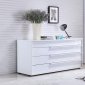 Dolce Dresser in High Gloss White Lacquer by Casabianca