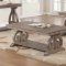 Toulon 5438 Coffee Table 3Pc Set in Acacia by Homelegance