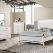 Haiden Bedroom Set 5Pc 28450 in White by Acme w/Options