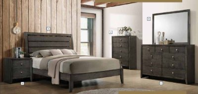 Serenity 4Pc Youth Bedroom Set 215841 in Mod Grey by Coaster
