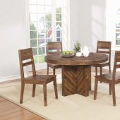 Tucson Dining Set 5Pc 108170 in Varied Natural by Coaster