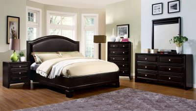 CM7058 Winsor Bedroom in Espresso w/Platform Bed & Options