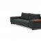 Grand D.E.L. Sofa Bed in Dark Gray Fabric by Innovation
