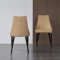 Milano Dining Chair Set of 2 in Tan Leather by J&M