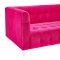 Bea Sofa TOV-S110 in Pink Velvet Fabric by TOV Furniture