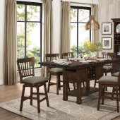 Schleiger Counter Ht Dining Table 5400-36XL in Burnished Brown