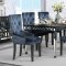Varian II Dining Table DN00590 Black & Silver by Acme w/Options