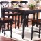 Two-Tone Finish Modern 9Pc Counter Height Dining Set