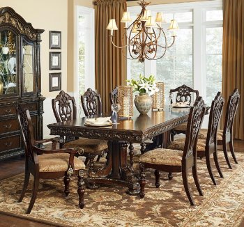 Catalonia Dining Room Set 1824-112 - Dark Cherry by Homelegance [HEDS-1824-112-Catalonia 7Pc]