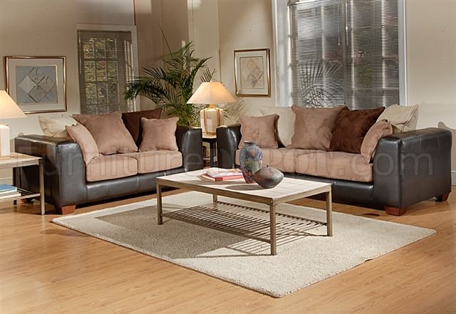 Modern Living Room Sofa Loveseat Set